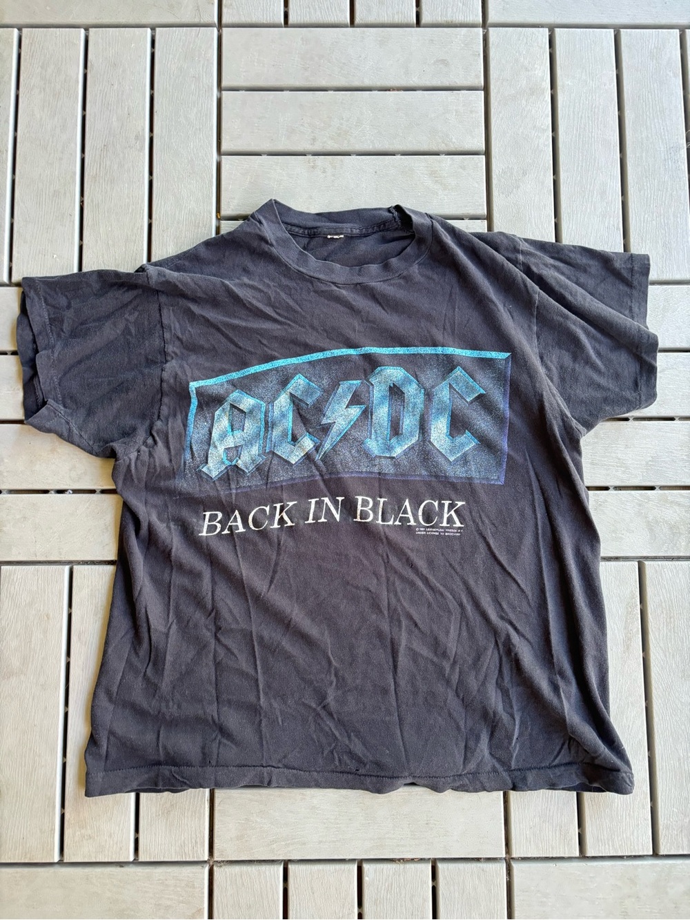 AC/DC 1991 Back in Black World tour Concert t shirts